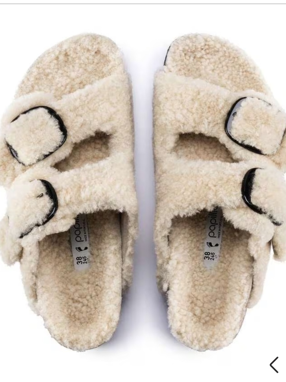 Birkenstock Papillio Arizona Big Buckle Shearling 39